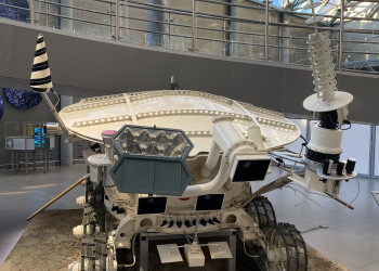 Самоходный аппарат — «Луноход», музей Космонавтики в Калуге – фотографии России