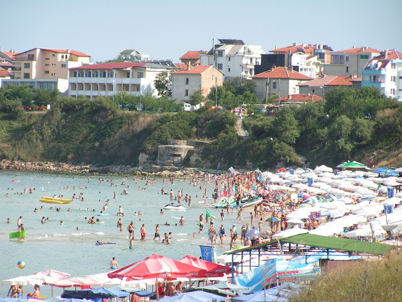 Пляж в Приморско, Болгария. Фото 14 – фотографии Болгарии