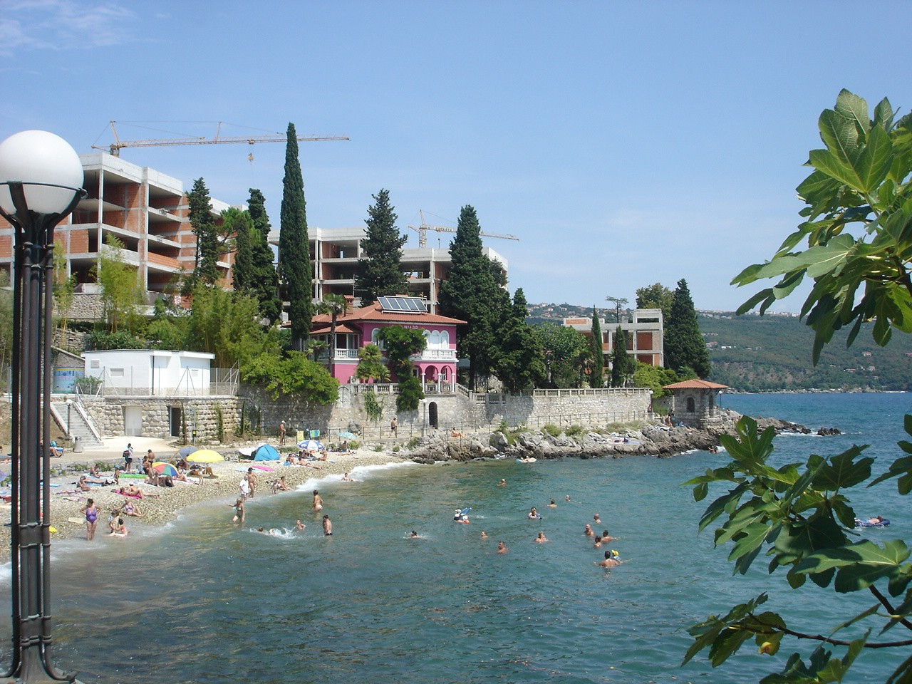 Пляж в Ловране, Хорватия – фотографии Хорватии