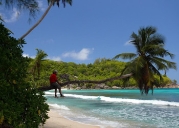Турист на острове Маэ, Сейшелы – фотографии Сейшельских островов