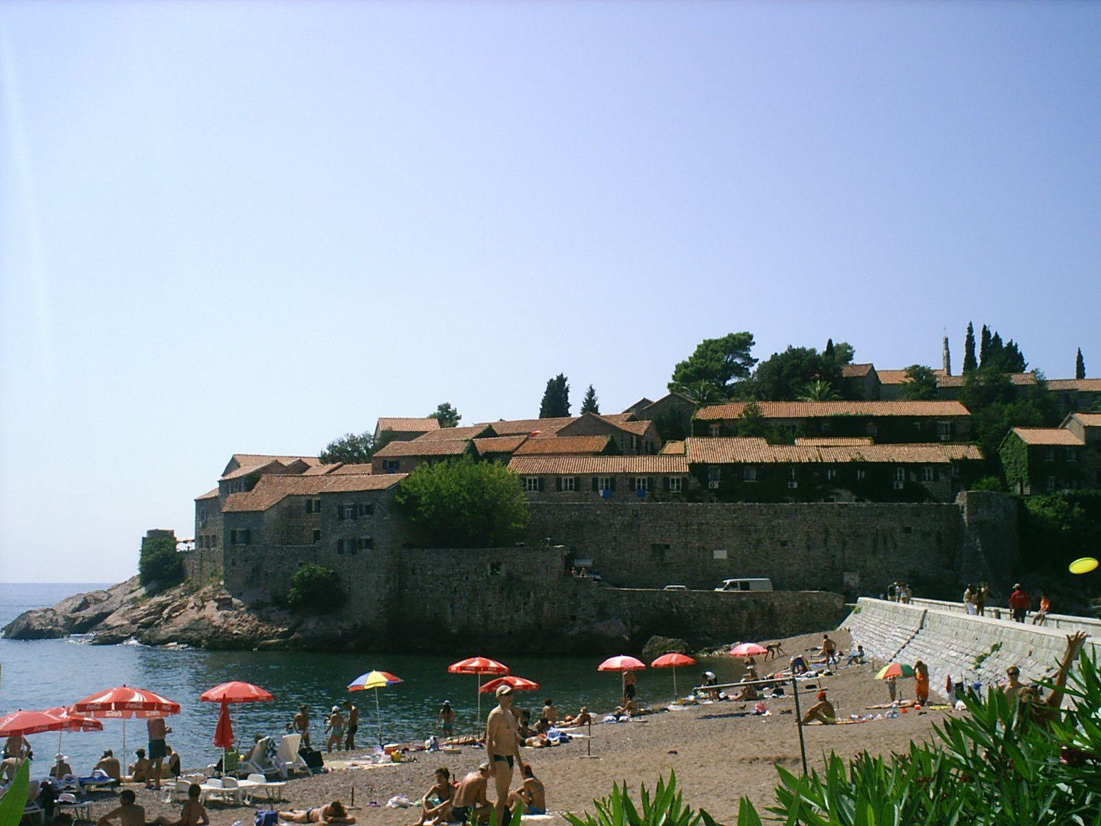 Пляж в Святой Стефан, Черногория. Фото 12 – фотографии Черногории