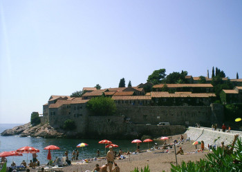 Пляж в Святой Стефан, Черногория. Фото 12 – фотографии Черногории