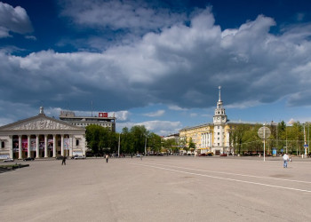 Площадь Ленина в городе Воронеж – фотографии России
