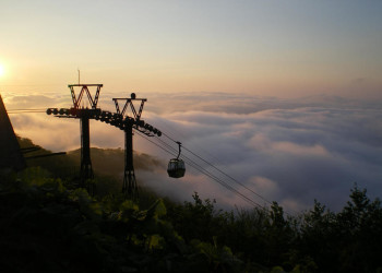 Терраса Ункай (Unkai Terrace) на острове Хоккайдо в Японии – фотографии Японии