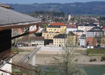 Вид на Оберндорф-Зальцбург. Австрия – фотографии Австрии