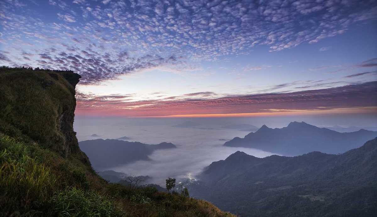 Вершина Пу чи фа. Лаос – фотографии Лаоса