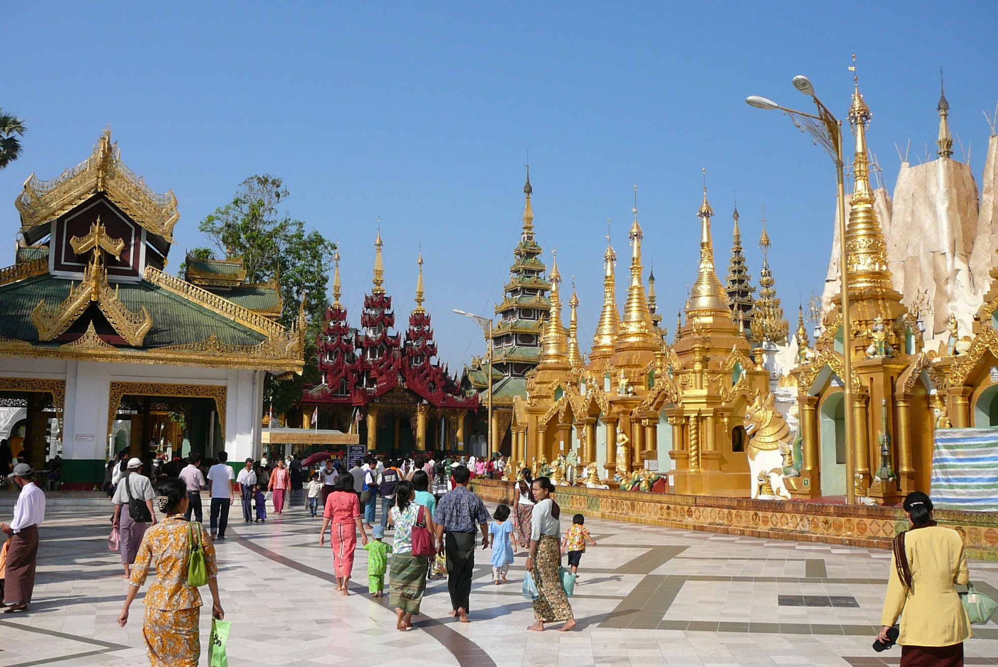 Пагода Шведагон (Shwedagon Pagoda) – фотографии Мьянмы
