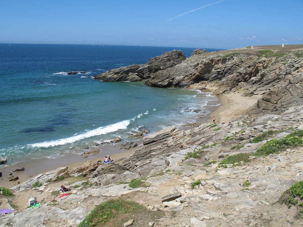 Скалы в Кибероне, Франция. Фото 2 – фотографии Франции