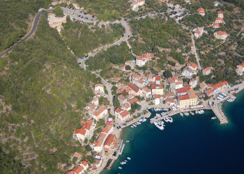 Панорамный вид в Валун, Хорватия – фотографии Хорватии