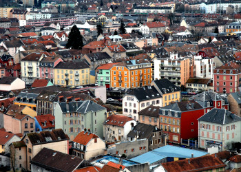 Дома в Бельфоре, Франция – фотографии Франции