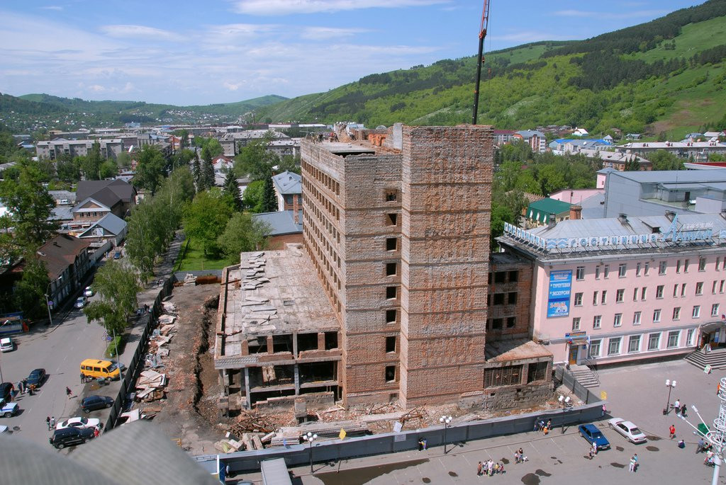 Улица в Горно-Алтайске, Россия – фотографии России