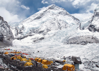Лагерь альпинистов – фотографии Непала