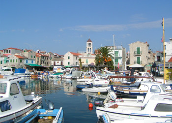 Лодочная станция в Водице, Хорватия. Фото 1 – фотографии Хорватии