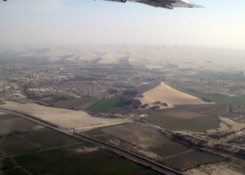 Хуакачина (Huacachina) с высоты птичьего полёта – фотографии Перу
