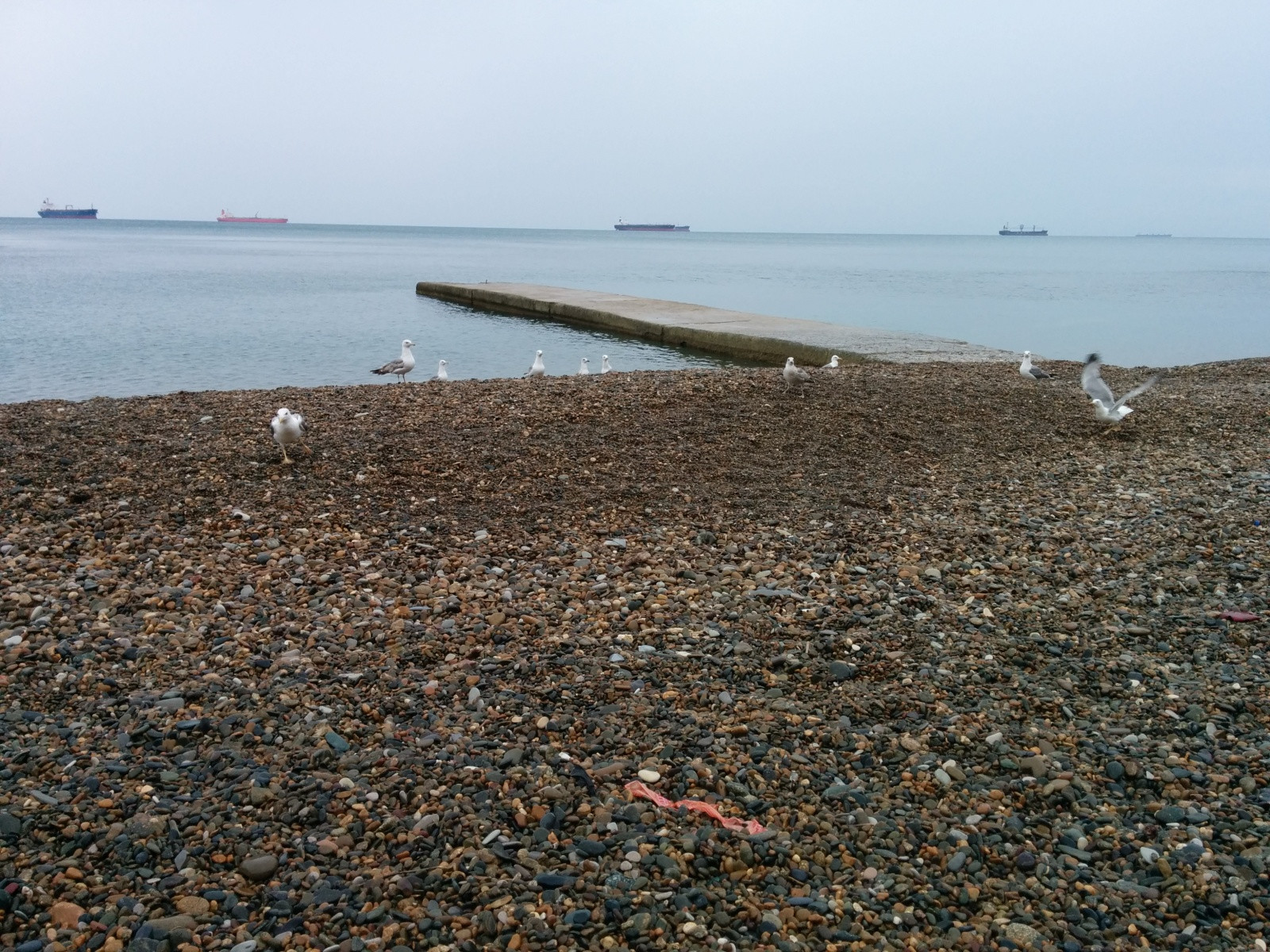 Пляж в район Южного, что в 5 км от Туапсе – фотографии России