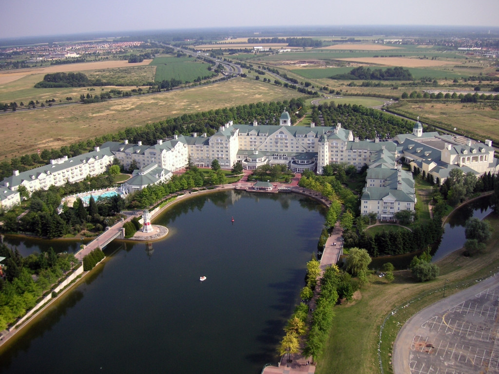 Панорамный вид в Диснейленде, Франция. Фото 1 – фотографии Франции