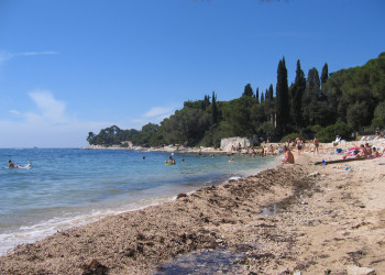 Пляж в Ровинь, Хорватия. Фото 1 – фотографии Хорватии