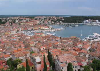 Панорамный вид в Ровень, Хорватия. Фото 1 – фотографии Хорватии