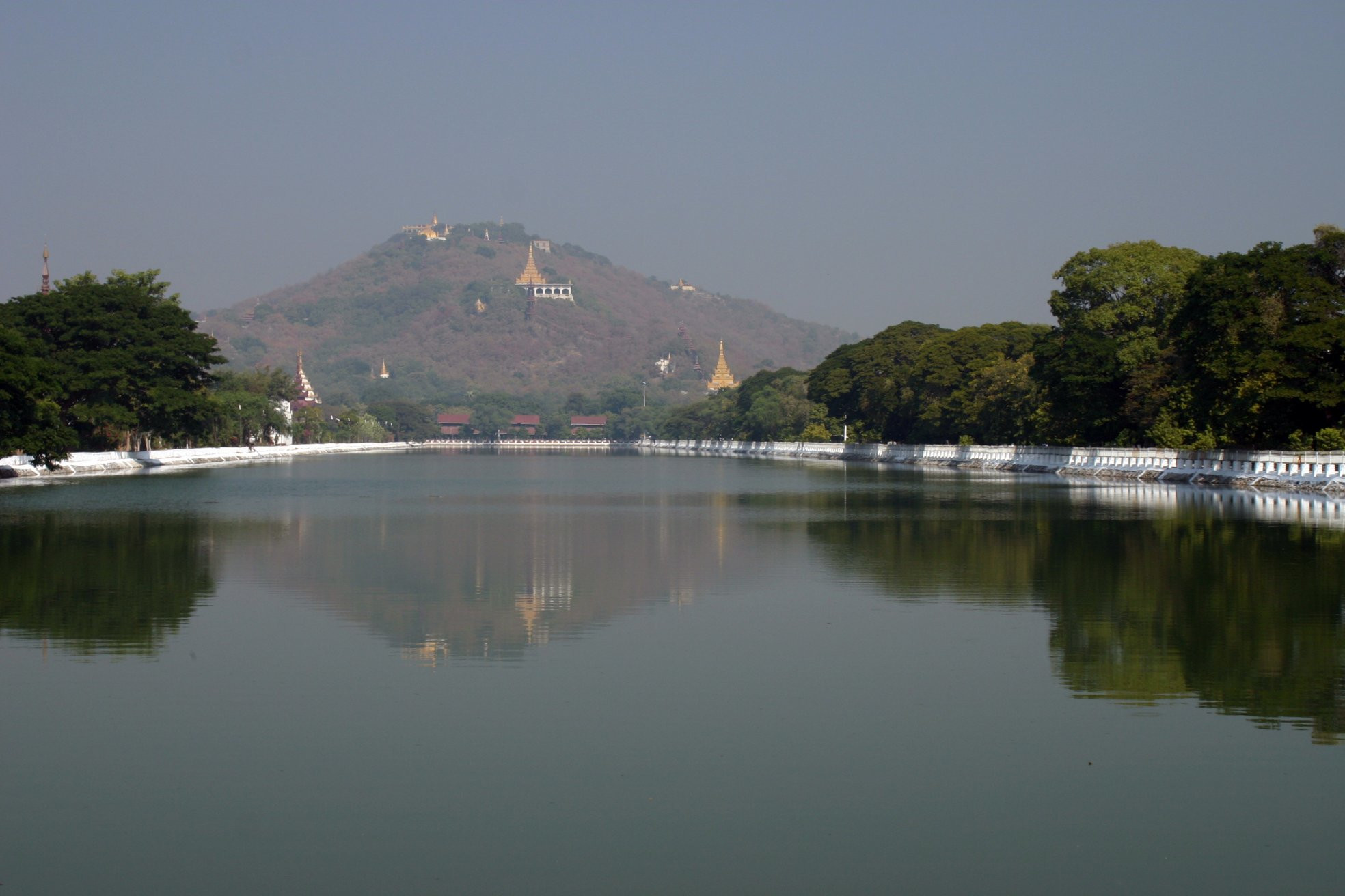 Вид на холм Мандалай – фотографии Мьянмы