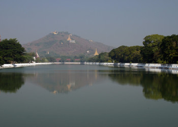 Вид на холм Мандалай – фотографии Мьянмы