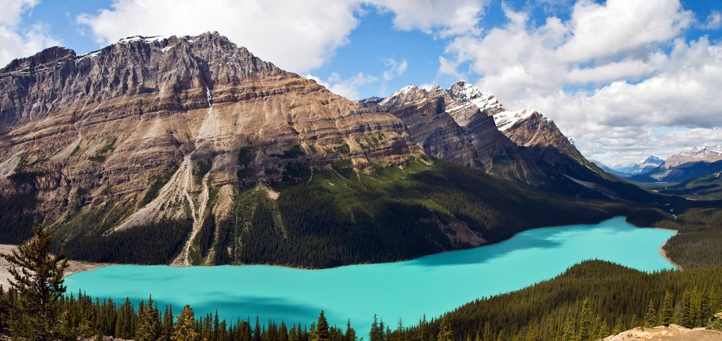 Озеро Пейто (Peyto Lake) – фотографии Канады