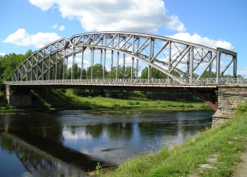 Мост в Боровичах, Россия – фотографии России