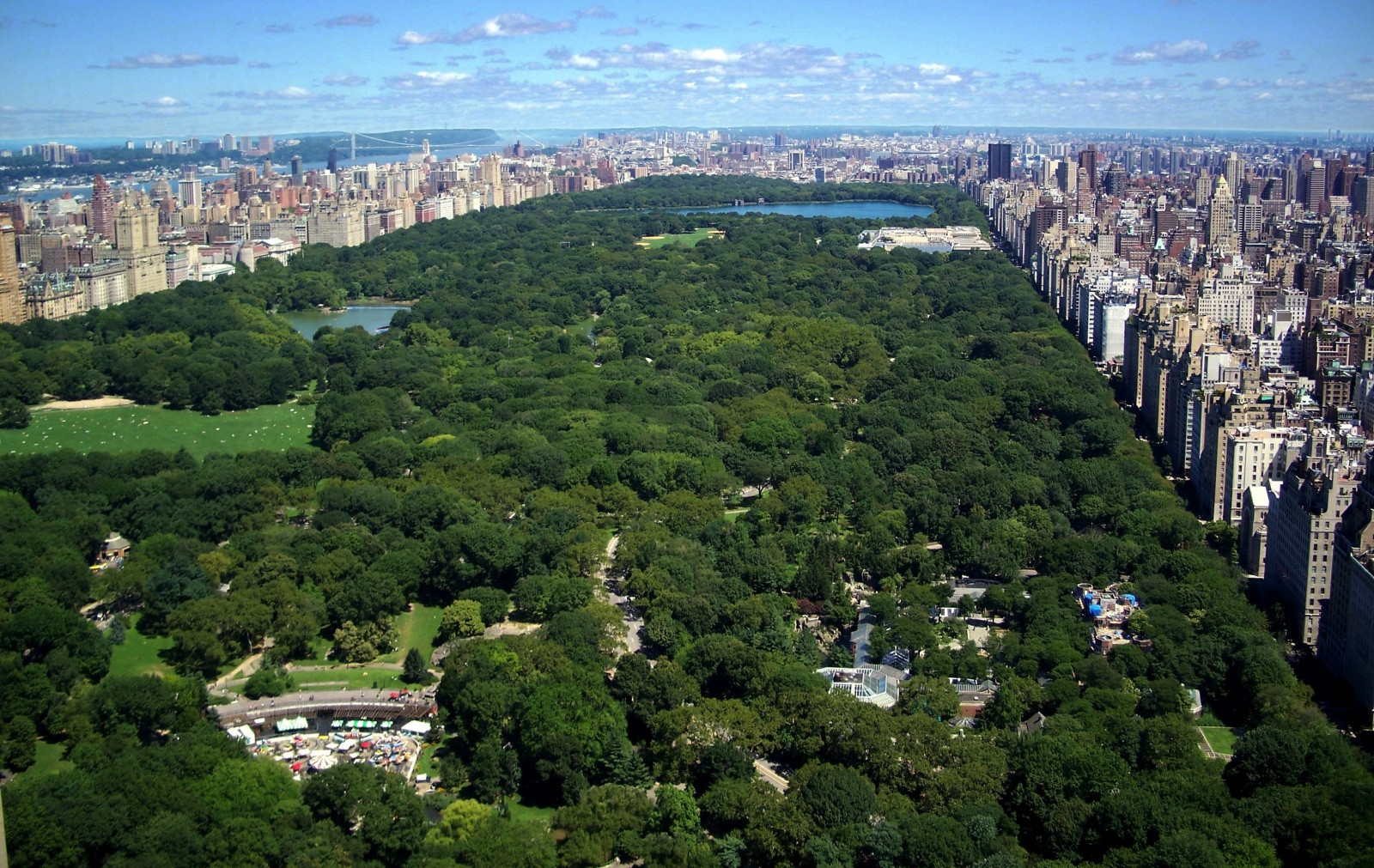 Центральный парк (Central Park) в Нью-Йорке – фотографии США