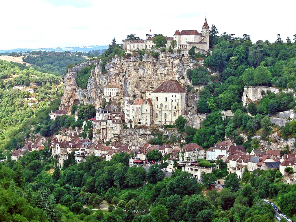 Дома в Рокамадуре, Франция. Фото 1 – фотографии Франции