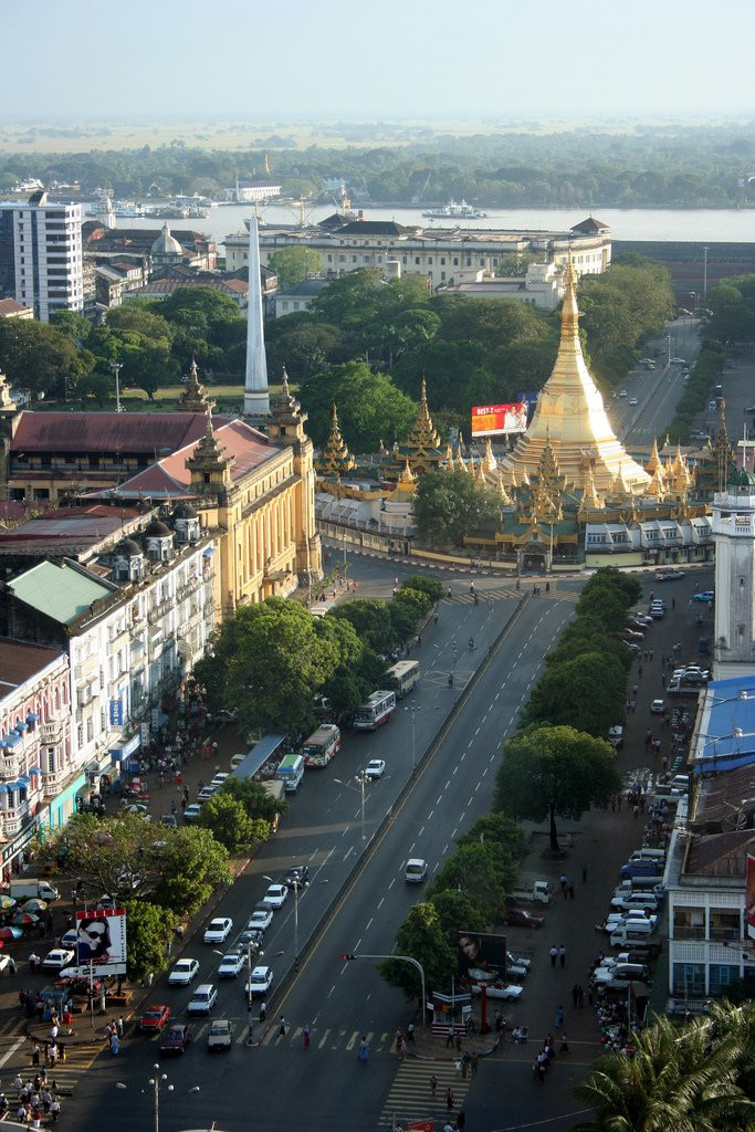 Пагода Суле (Sule Pagoda) – фотографии Мьянмы