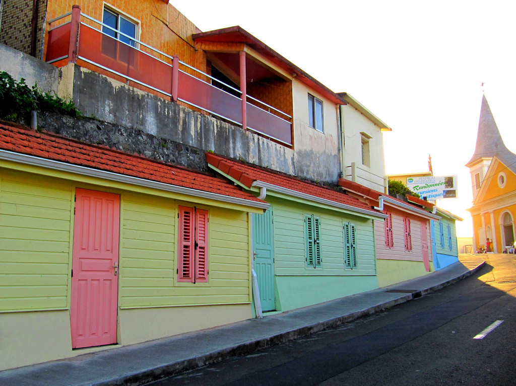 Архитектура Гран'Ривьер – фотографии Мартиники