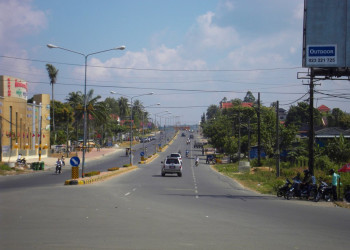 Дорога в Сиануквиле, Камбоджа – фотографии Камбоджи