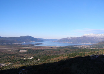 Панорамный вид в Тиват, Черногория – фотографии Черногории