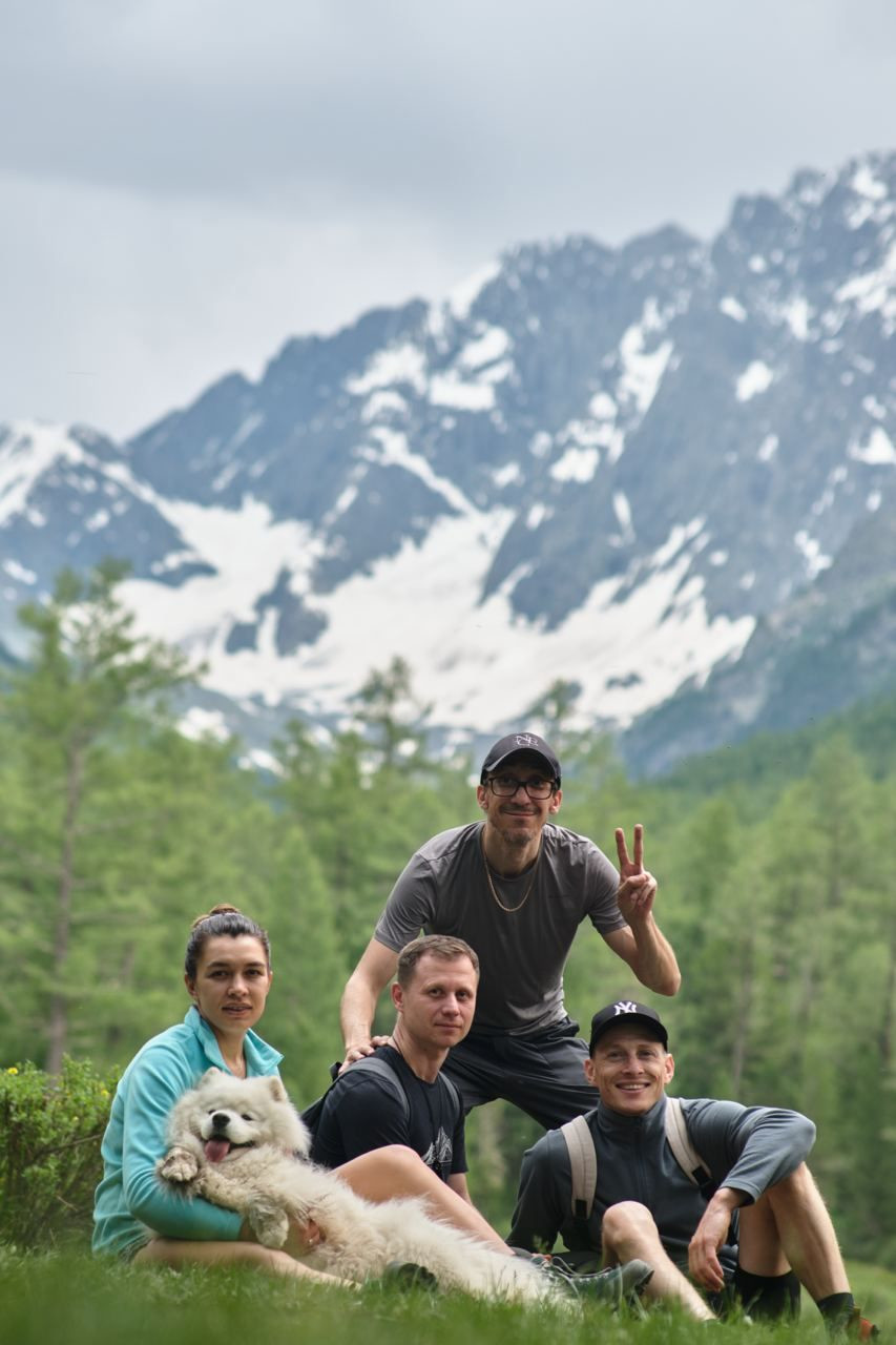 На привале – фотографии