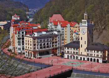 Горнолыжный курорт Роза Хутор, Сочи. Фото 18 – фотографии России