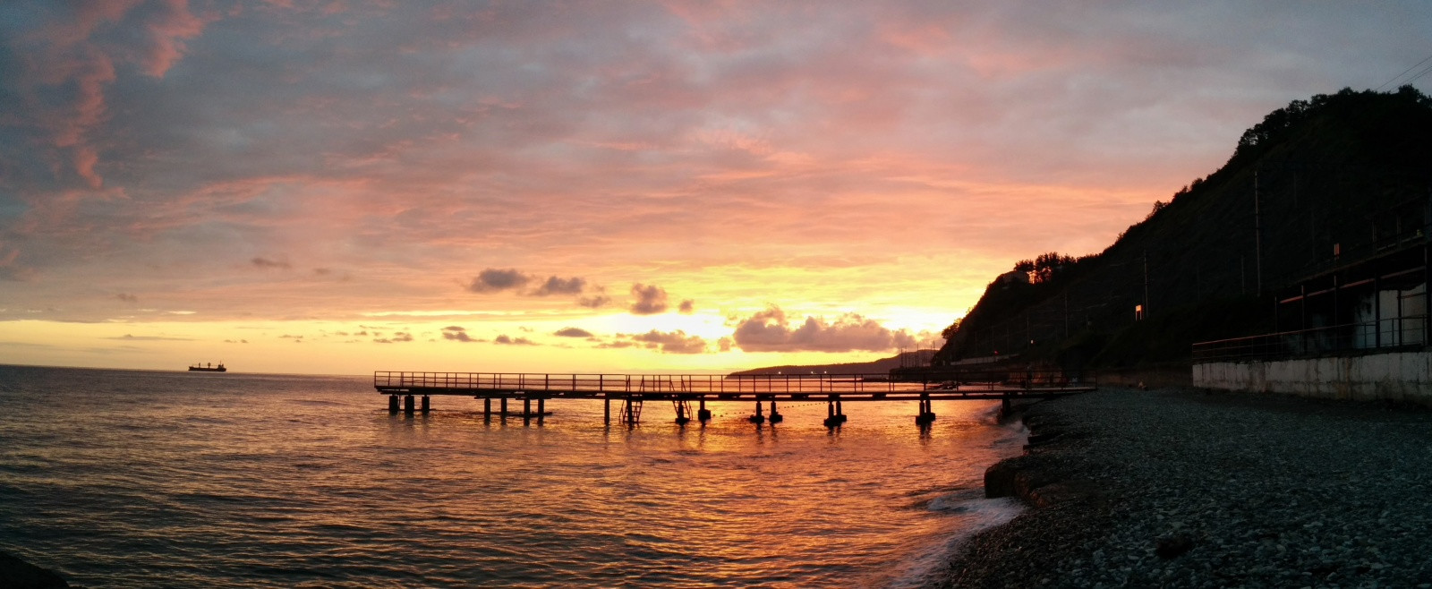 Закат, Южный, Туапсе – фотографии России