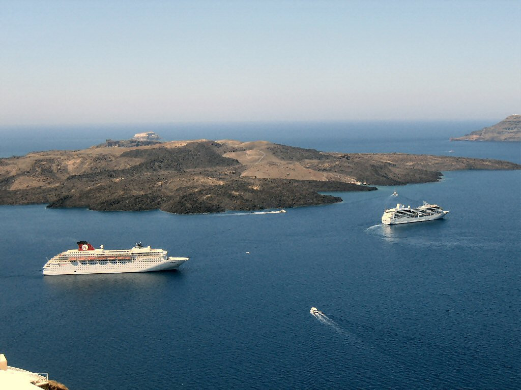 Санторини остров, Южные Эгейские острова, Греция, фото № 66955 – фотографии Греции