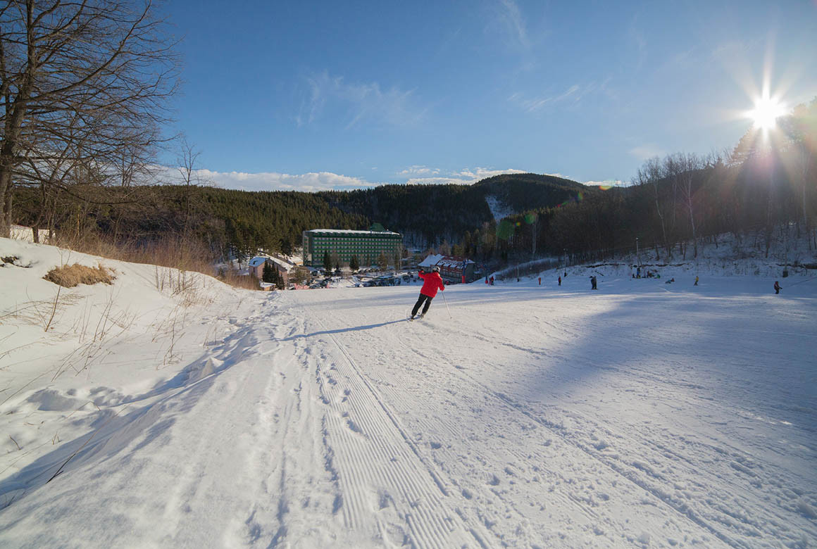 Зимний курорт Белокуриха, Алтай, Россия – фотографии России