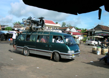 Транспорт в Кампонгтхом, Камбоджа – фотографии Камбоджи