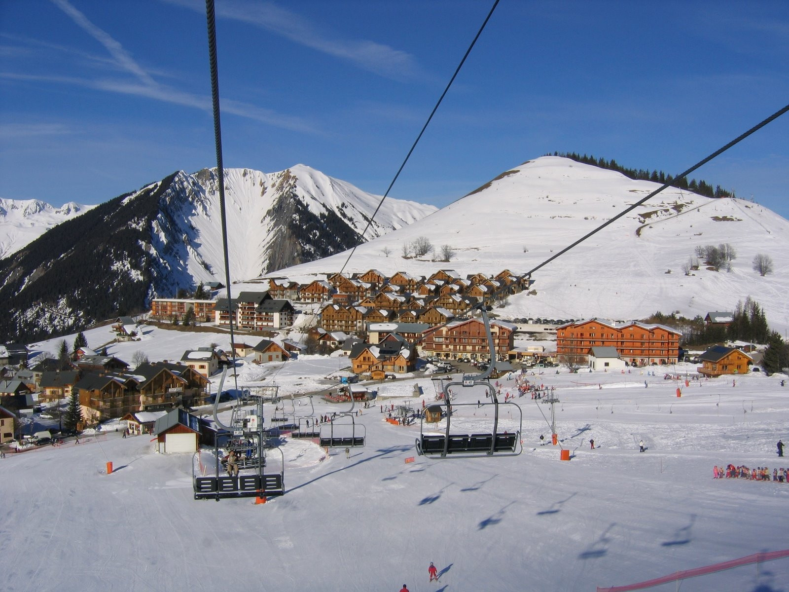 Подьёмник в Ле-Албиезе, Франция. Фото 2 – фотографии Франции