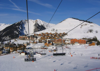 Подьёмник в Ле-Албиезе, Франция. Фото 2 – фотографии Франции