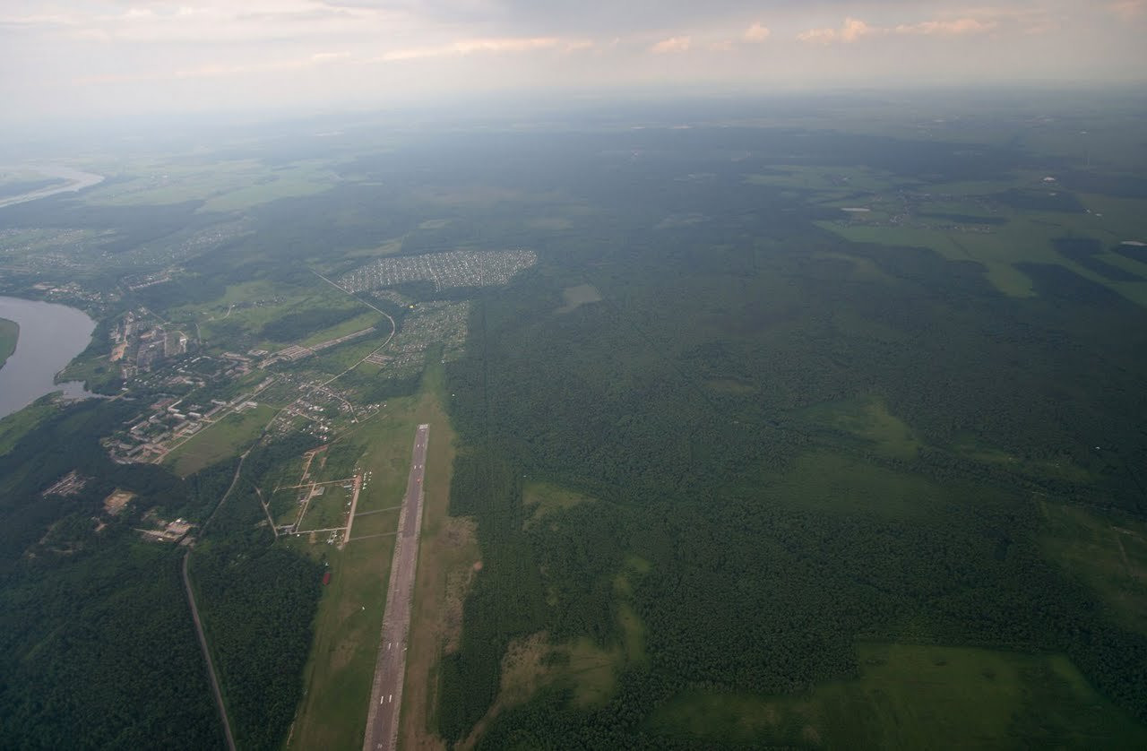 Панорамный вид Борки, Россия – фотографии России