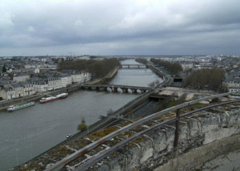 Панорамный вид в Анже, Франция. Фото 1 – фотографии Франции