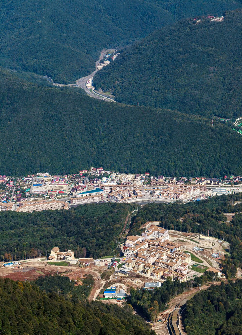 Вид с Горной Карусели на Горки Город – фотографии России