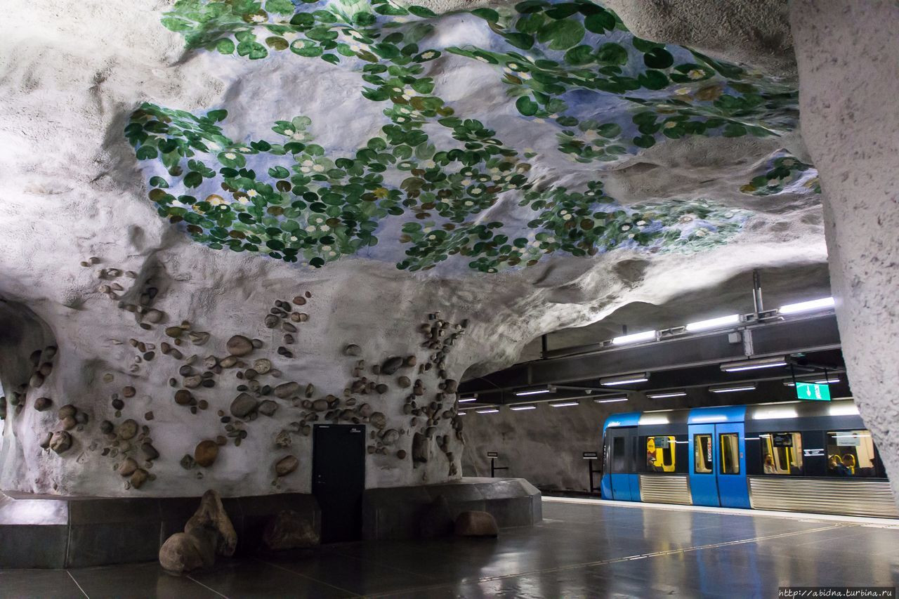 Стокгольмский метрополитен в Швеции – фотографии Швеции
