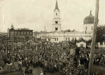 Барнаул, Митинг 1 мая 1917 года на Соборной площади – фотографии России