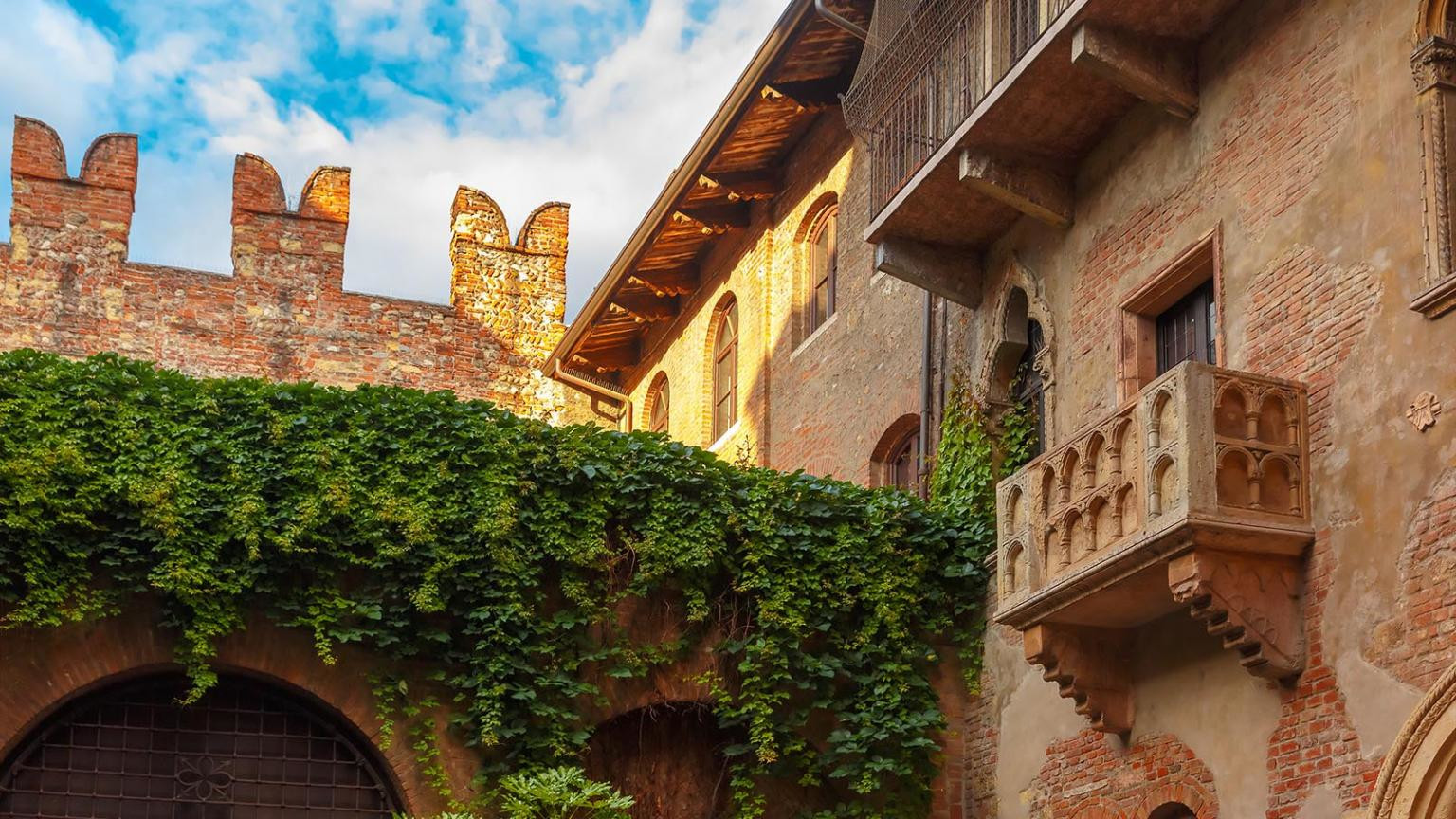 Веронская семья Капулетти жила в Доме Джульетты до времени пребывания Данте в Вероне – фотографии Италии