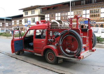 Пожарная машина – фотографии Бутана