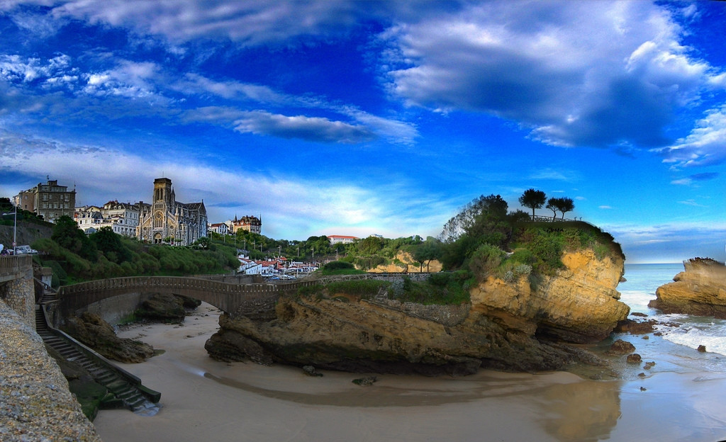 Пляж в Биаррице, Франция. Фото 4 – фотографии Франции