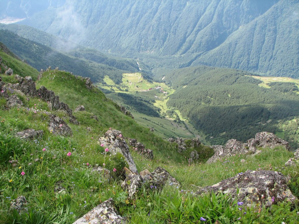 Ущелье в Цей, Россия – фотографии России