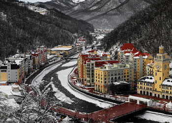 Горнолыжный курорт Роза Хутор, Сочи. Фото 14 – фотографии России